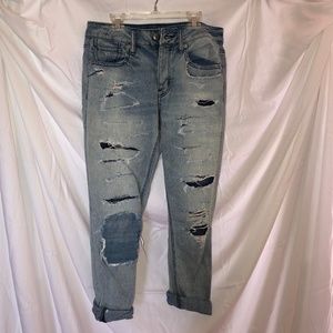 American Eagle Distressed Boyfriend Jeans